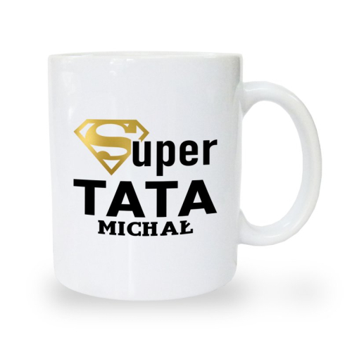 Kubek na dzień ojca Super tata 2 + imię